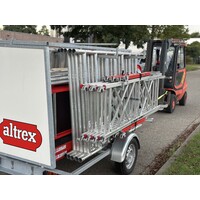 Altrex Steiger aanhangwagen incl. steiger 12m
