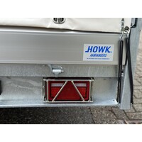 Hapert plateauwagen met schuifzeil 505x220x230cm 3500kg