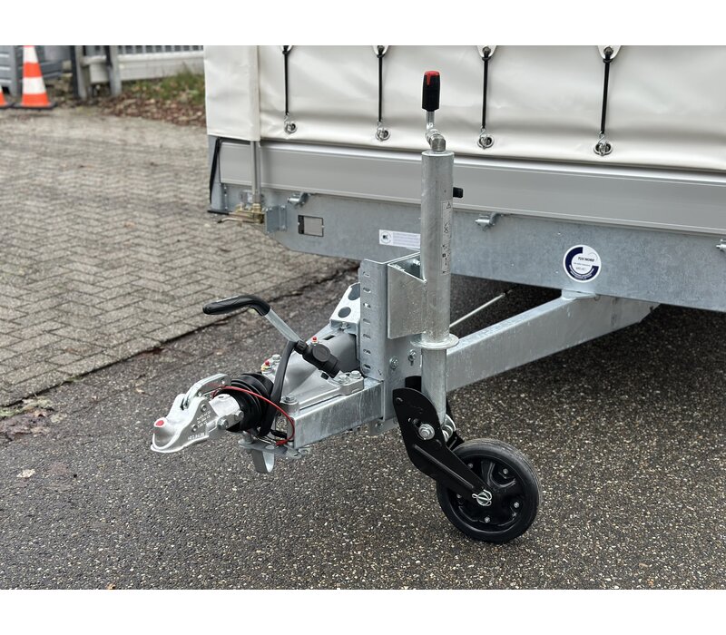 Hapert plateauwagen met schuifzeil 505x220x230cm 3500kg