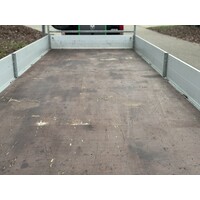 Gebruikte Hapert schamelwagen 600x200cm