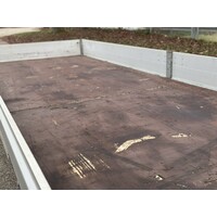 Gebruikte Hapert schamelwagen 600x200cm