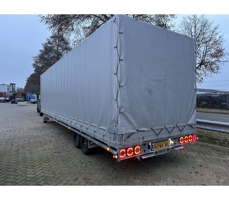 Hulco Schamelwagen met huif 811x203x195cm 3500kg