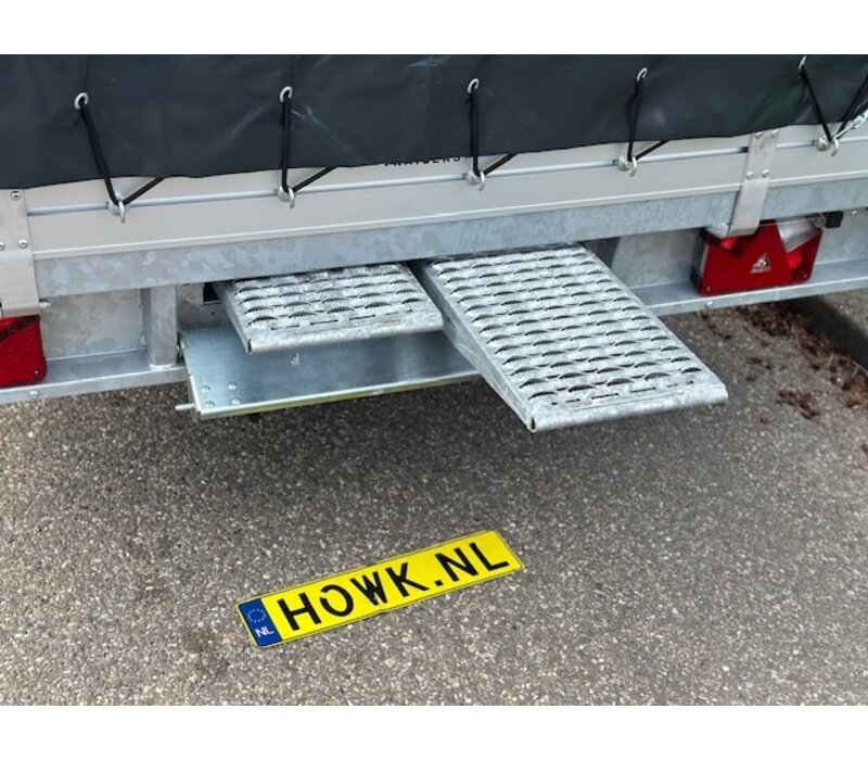 Hulco Medax-2 met huif 502x203x210cm 3500kg