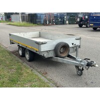 Gebruikte Eduard Plateauwagen 310x160cm 2700kg