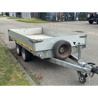 Gebruikte Eduard Plateauwagen 310x160cm 2700kg