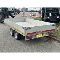 Gebruikte Eduard Plateauwagen 310x160cm 2700kg