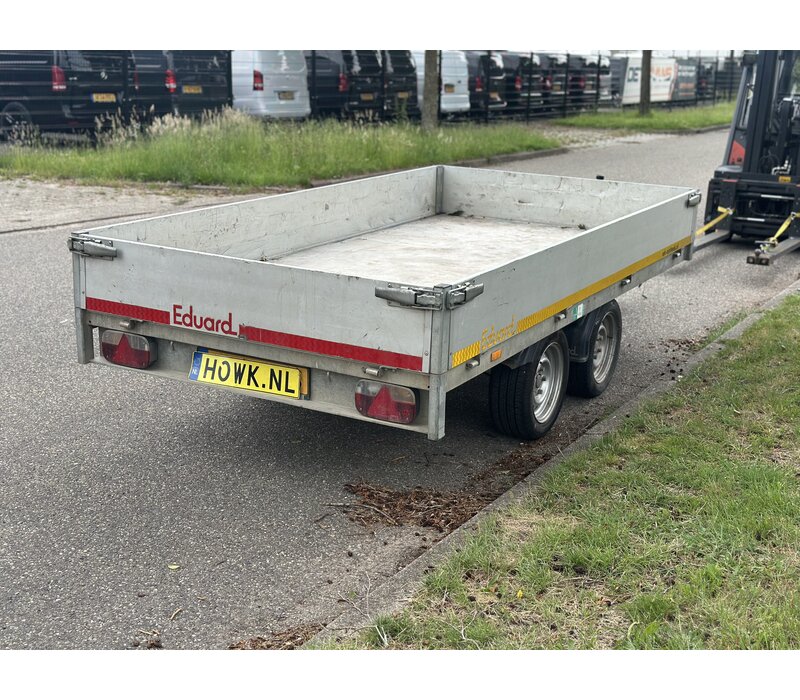 Gebruikte Eduard Plateauwagen 310x160cm 2700kg