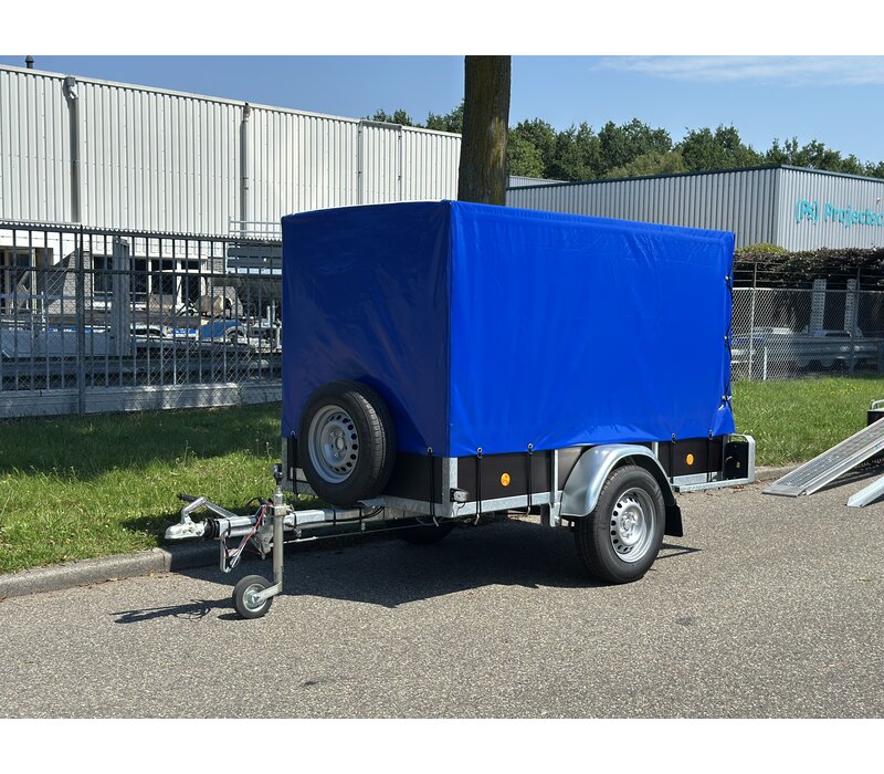 Demo Pijnappel 230x130x145cm 1195kg Bakwagen met huif