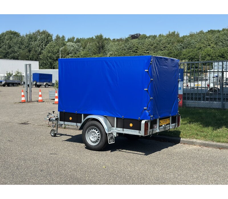 Demo Pijnappel 230x130x145cm 1195kg Bakwagen met huif