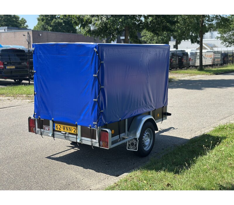 Demo Pijnappel 230x130x145cm 1195kg Bakwagen met huif