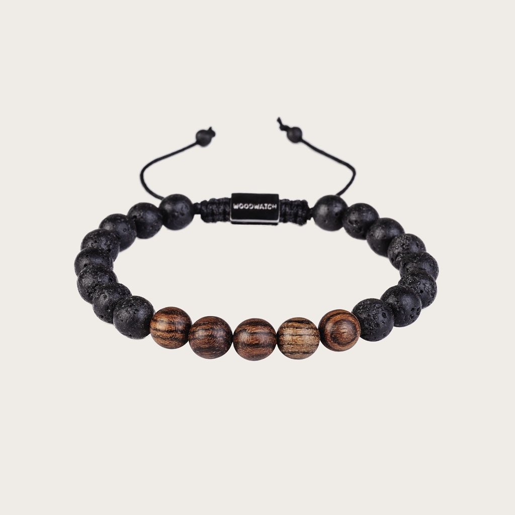 WoodWatch Braccialetto di Legno | Rosewood Volcanic
