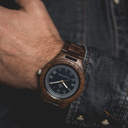 That first instinct and lust for a new adventure. This is the idea that brought the ORIGINAL Collection to life. Hand-carved wooden watches that celebrate the raw aspects of nature, which provide the world its beauty. Each model makes a statement and a gr