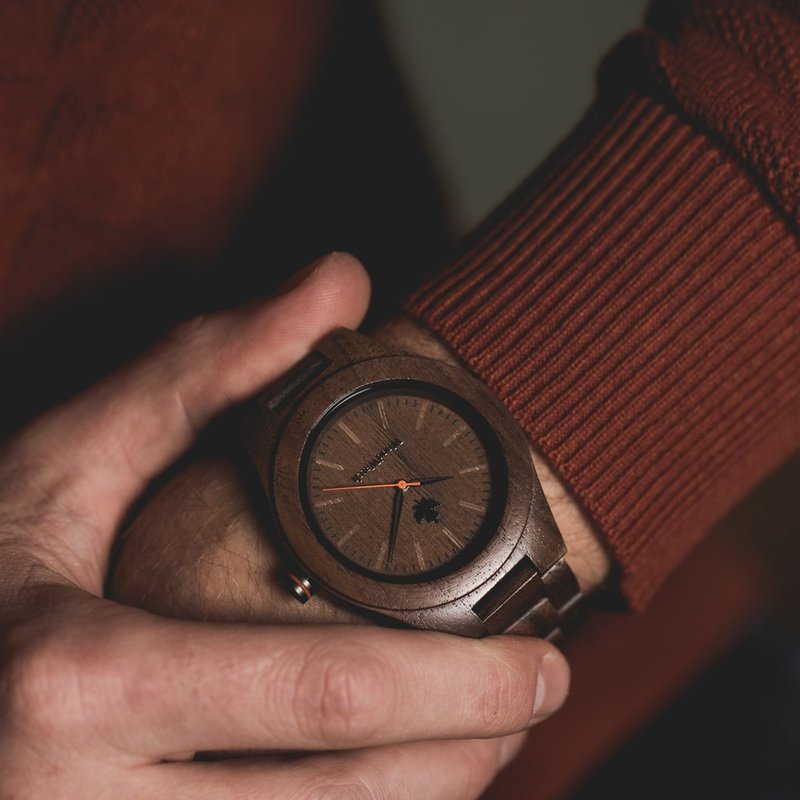 The CORE Collection got its name from the finest quality of wood from the tree. The sporty design is perfect for wood enthusiasts and adventurers alike. Different wood type options available in two diameters fit the likes of men and women alike. Each watc