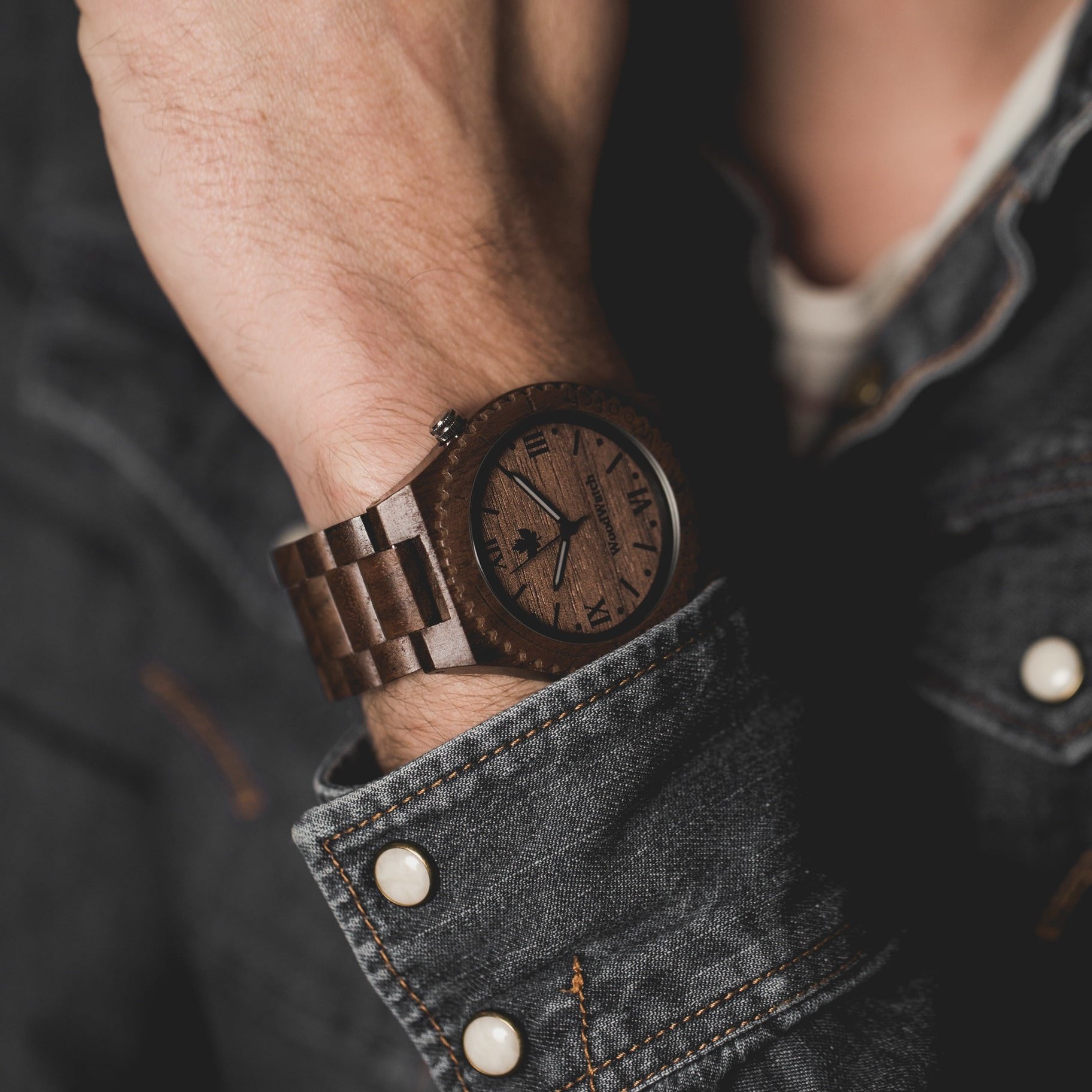 Woodwatch Houten Horloge Wootch Walnut