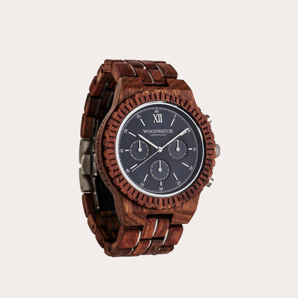 Houten Horloge Poseidon