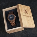 The ODYSSEY Collection is fully designed for the 7th anniversary of WoodWatch. The collection accommodates a 40mm diameter watch case with our characteristic moonphase movement. We incorporated phosphorescent materials in a WoodWatch for the first time ev
