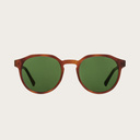 La paire de lunettes le REVELER Classic Havanas Camo poséde un cadre élégant en écaille de tortue jaune foncé avec des verres en camouflage vert. Fabriquée à partir de bois durable et du bioacétate Mazzuchelli Italien avec des branches et écaille de tortu