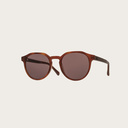 The REVELER Classic Havanas Brown features a sleek geometric dark yellow tortoise frame with mocha brown lenses. Composed of durable Italian Mazzucchelli bio-acetate with hand-finished natural ebony temples and tortoise acetate tips. Bio-acetate is made f