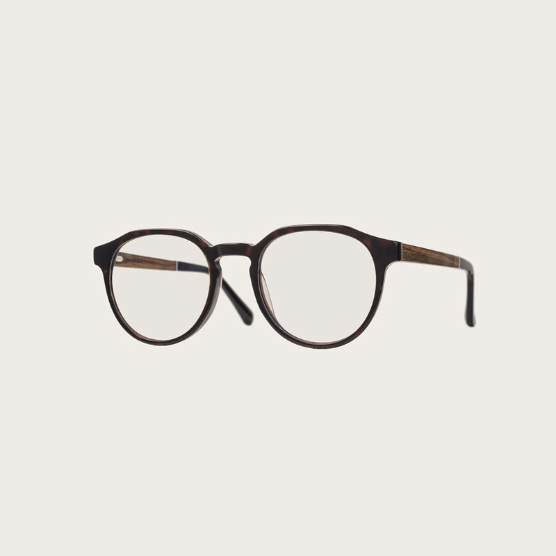 Filter out harmful excess blue light which can cause eye strain, headaches and poor sleep. The REVELER Forever Havanas features a sleek geometric dark brown tortoise frame and is composed of durable Italian Mazzucchelli bio-acetate with hand-finished natu