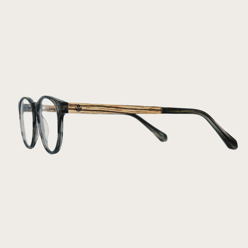 Filter out harmful excess blue light which can cause eye strain, headaches and poor sleep. The ELLIPSE Heritage features a characteristic rounded grey tortoise frame and is composed of durable Italian Mazzucchelli bio-acetate with hand-finished natural ze