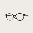 Filter out harmful excess blue light which can cause eye strain, headaches and poor sleep. The SOHO Black features an oval  black frame and is composed of durable Italian Mazzucchelli bio-acetate with hand-finished natural rosewood temples and black aceta