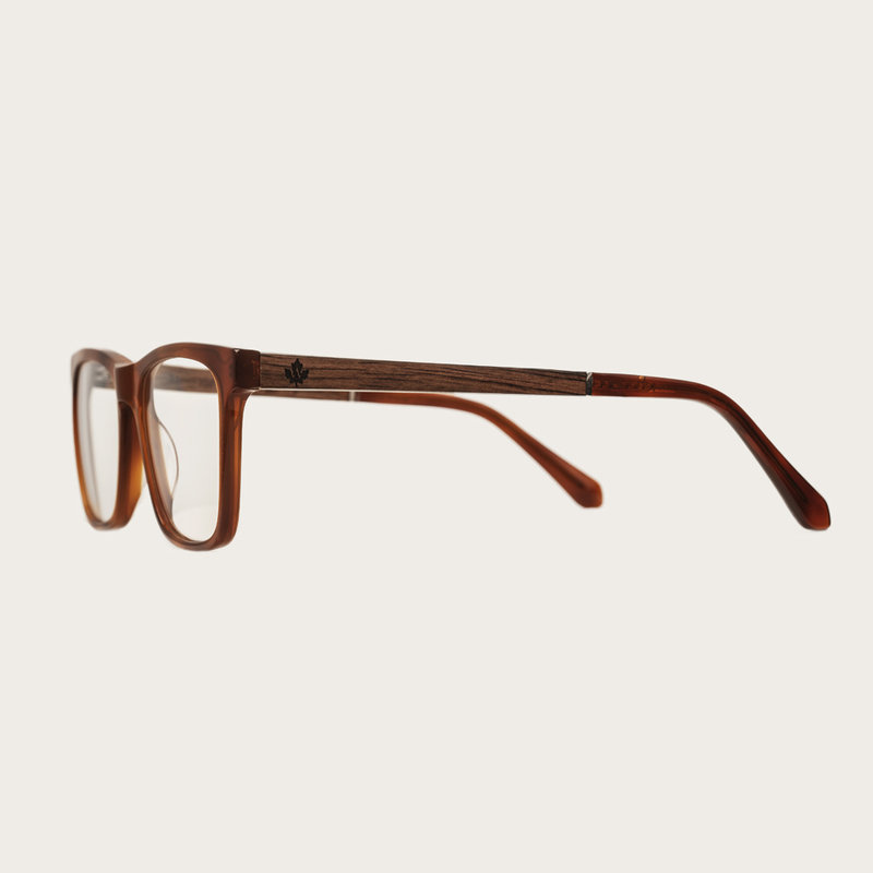 Filter out harmful excess blue light which can cause eye strain, headaches and poor sleep. The BROOKLYN Classic Havanas features a squared dark yellow tortoise frame and is composed of durable Italian Mazzucchelli bio-acetate with hand-finished natural eb