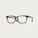 Filter out harmful excess blue light which can cause eye strain, headaches and poor sleep. The BROOKLYN Heritage features a squared grey tortoise frame and is composed of durable Italian Mazzucchelli bio-acetate with hand-finished natural zebrawood temple