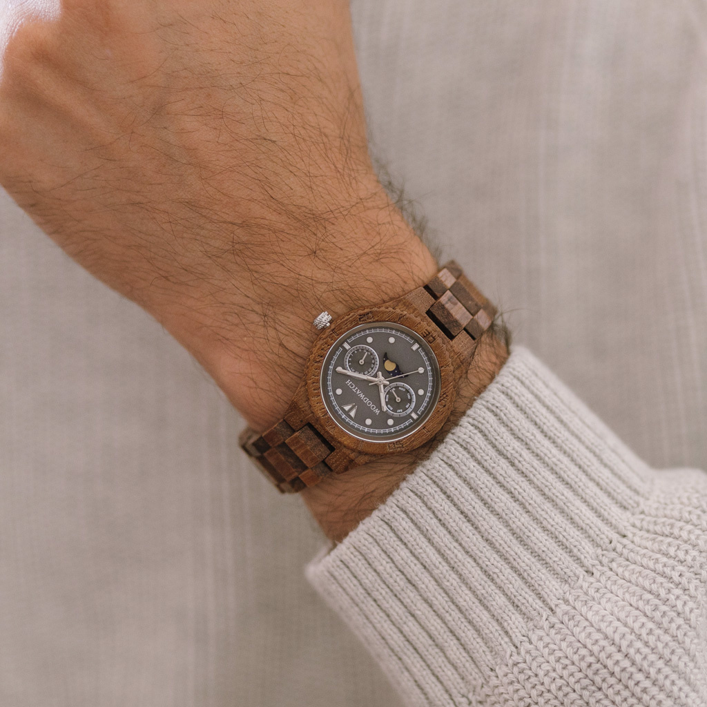 Woodwatch Houten Horloge Deimos