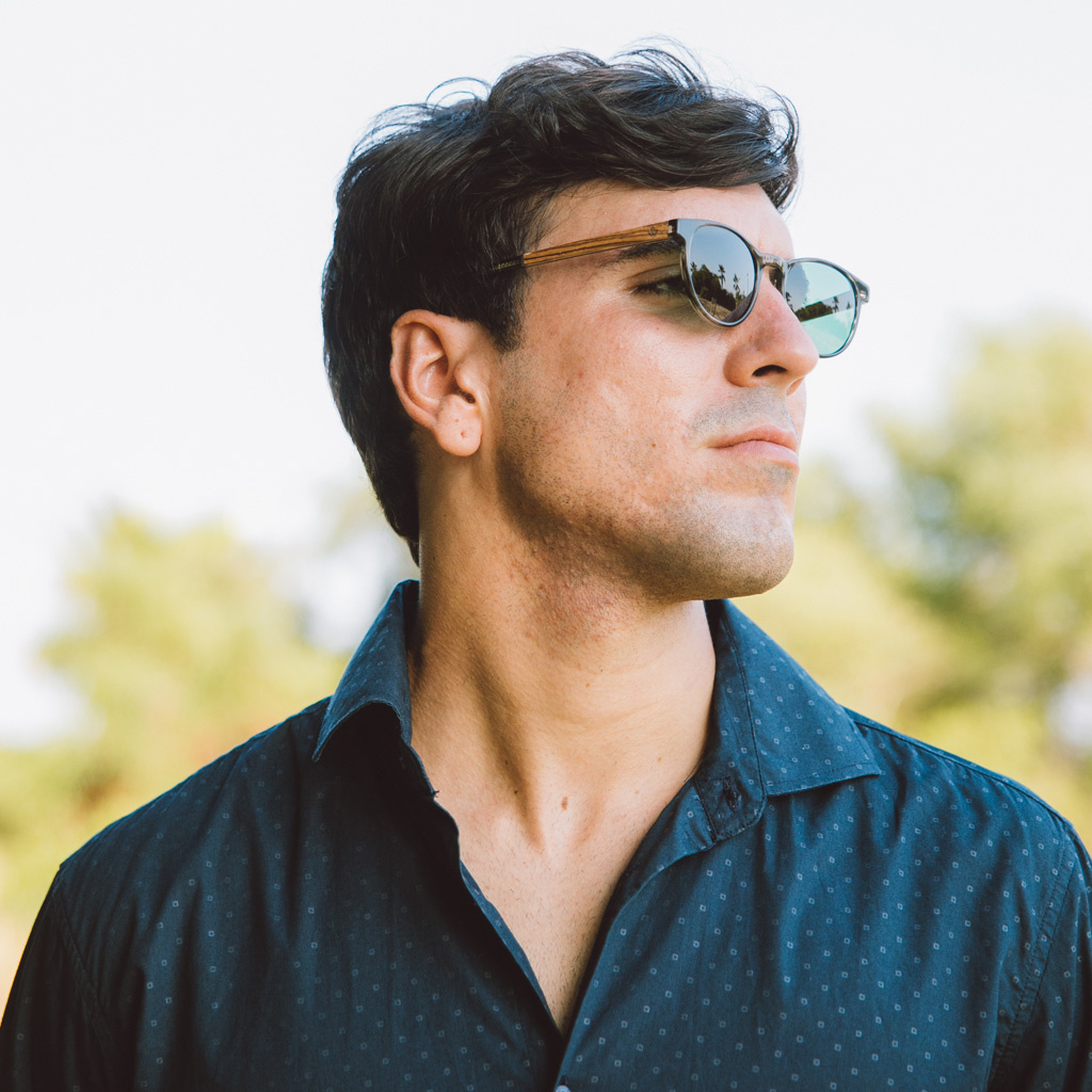 Gradient Blue Ellipse Woodwatch Livraison Gratuit Woodwatch