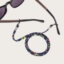 Tired of losing or breaking your glasses or sunglasses? We are dedicated to protecting your eyewear, fashionably. Oozing with style, this contemporary, navy cord with colourful details can be perfectly matched with your WoodWatch Eyewear, or simply attach