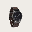 Our MINIMAL Retro models feature an all new design existing of 3 new elements. First, a clean new minimal casing. Second, a new two-pointer movement with numeric time window. Finally, an all new flexible wooden strap which fits any wrist. The Retro ROCK i