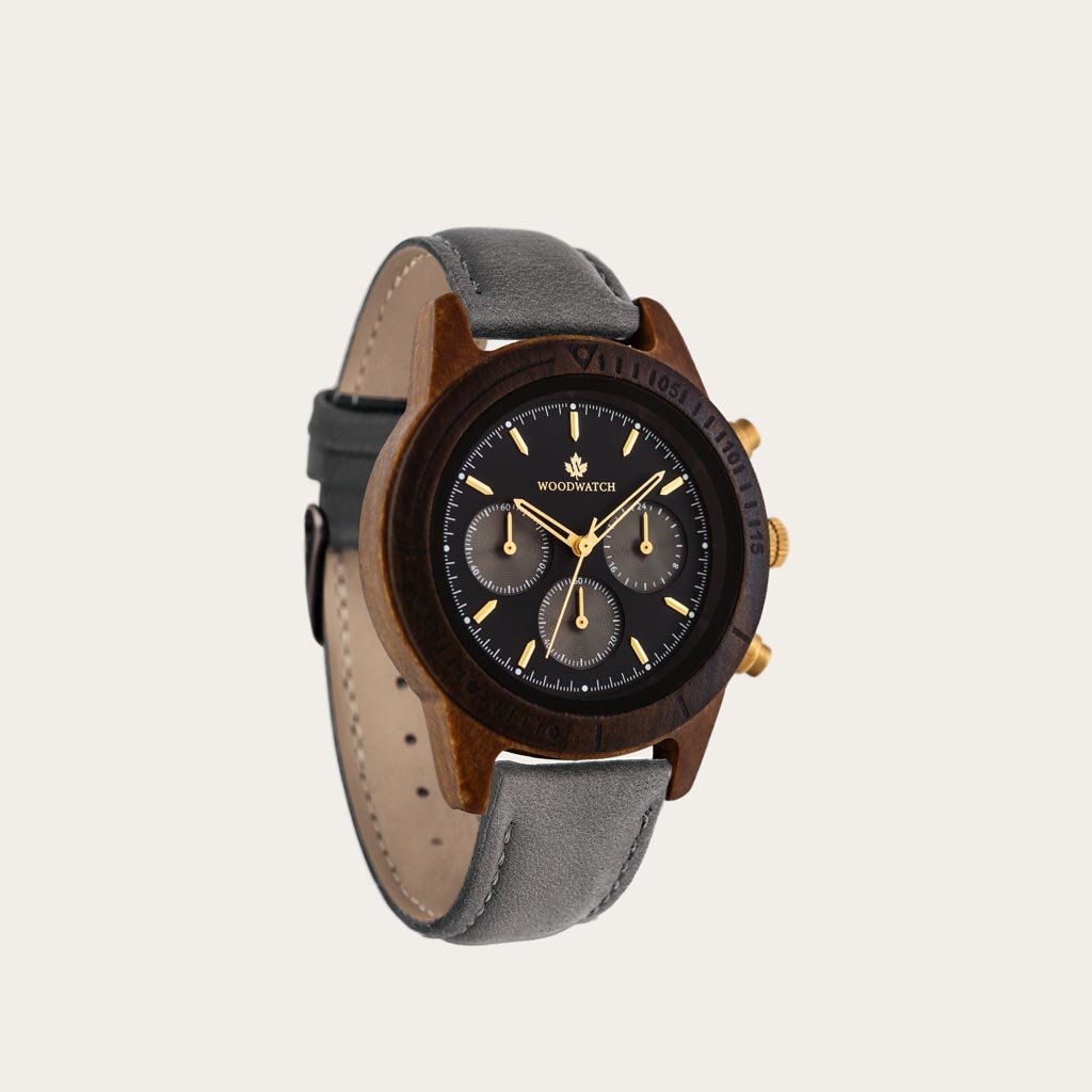 Woodwatch Houten Horloge Cosmic Night Grey