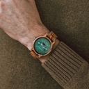 The CLASSIC Collection rethinks the aesthetic of a WoodWatch in a sophisticated way. The slim cases give a classy impression while featuring a unique a moonphase movement and two extra subdials featuring a week and month display. The CLASSIC Chaser is mad
