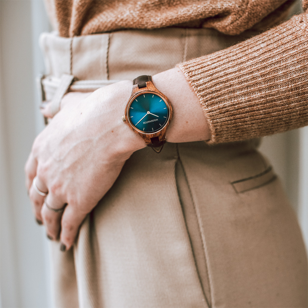 WoodWatch Orologi in Legno | Ocean Lights Hickory