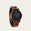 The CLASSIC Collection rethinks the aesthetic of a WoodWatch in a sophisticated way. The slim cases give a classy impression while featuring a unique a moonphase movement and two extra subdials featuring a week and month display. The CLASSIC Mariner is ma
