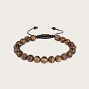 Our handmade Zebrawood Beads Bracelet features a combination of 8mm Zebrawood beads. This bracelet is adjustable and fits most wrist sizes. The perfect accessory to go with any WoodWatch.
