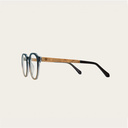 Filter out harmful excess blue light which can cause eye strain, headaches and poor sleep. The REVELER Vanilla features a sleek geometric dark brown and beige tortoise frame and is composed of durable Italian Mazzucchelli bio-acetate with hand-finished na