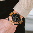 Now available in limited availability - our CHRONUS Engraved Special Edition. Made by hand from a unique combination of Sandalwood and Kosso Wood from Eastern Africa and featuring golden details. Only 100 pieces are available. Each watch is uniquely numbe