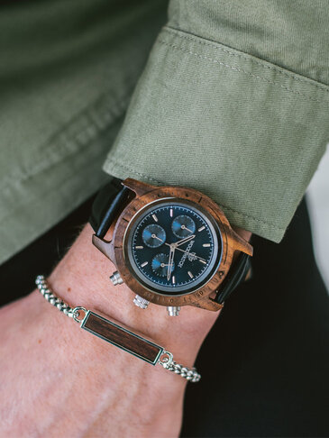 CHRONUS - 42MM Sapphire Silver Jet