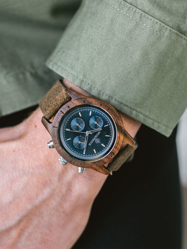 CHRONUS - 42MM Sapphire Silver Khaki CHRONUS - 42MM Sapphire Silver Khaki