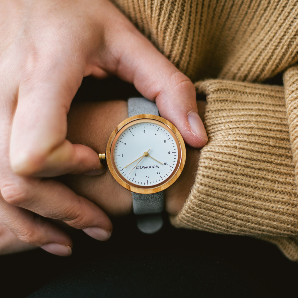 Woodwatch Houten Horloge Copenhagen Grey