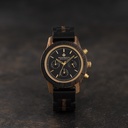 Now available in limited availability - our CHRONUS Special Edition. Made by hand from a unique combination of Ebony Wood from Eastern Africa and Zebrawood from Western Africa and featuring golden details. Only 100 pieces are available. Each watch is uniq