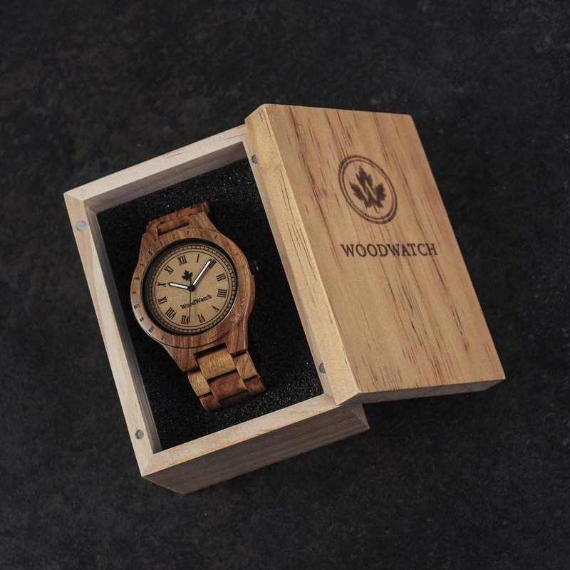 That first instinct and lust for a new adventure. This is the idea that brought the ORIGINAL Collection to life. Hand-carved wooden watches that celebrate the raw aspects of nature, which provide the world with its beauty. Each model makes a statement and