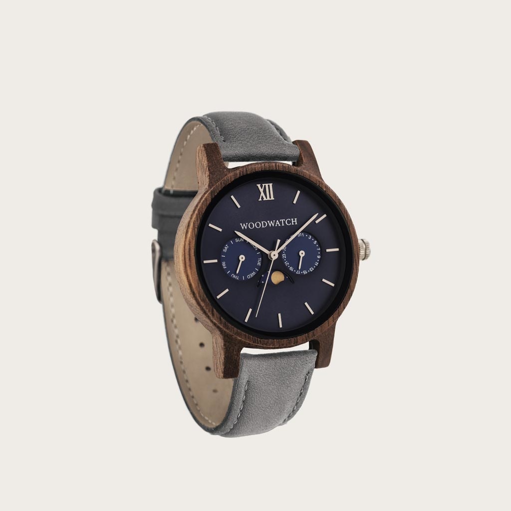 Woodwatch Houten Horloge Mariner Grey