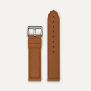 Cactus leather strap, extremely soft and durable. Features a 'quick-release' mechanism.