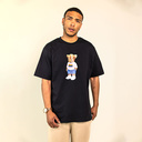 Premium heavyweight unisex T-shirt met korte mouwen en een ronde hals, gemaakt van 100% biologisch katoen en voorzien van een full body Harvey print.