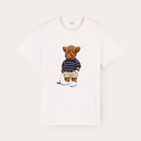 T-shirt doux unisexe à manches courtes et col rond, 100% coton biologique et le logo Harvey intégral.