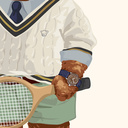 Soft unisex long-sleeved hoodie with a double layered hood and a kangaroo pocket at the front. Made of 85% organic cotton and 15% recycled polyester, featuring a full body Harvey print.