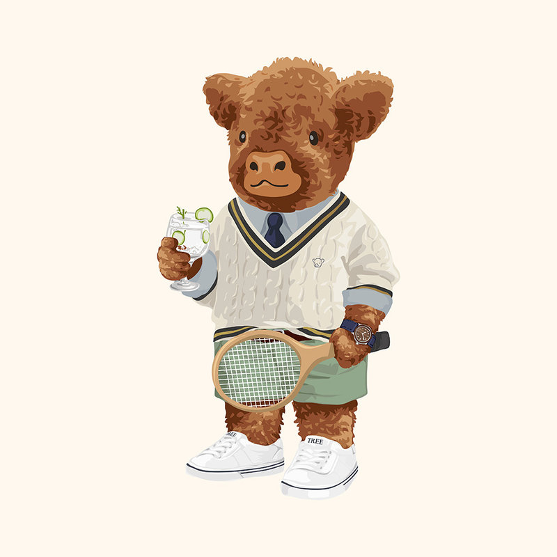 Soft unisex long-sleeved hoodie with a double layered hood and a kangaroo pocket at the front. Made of 85% organic cotton and 15% recycled polyester, featuring a full body Harvey print.