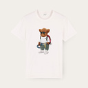 T-shirt doux unisexe à manches courtes et col rond, 100% coton biologique et le logo Harvey intégral.